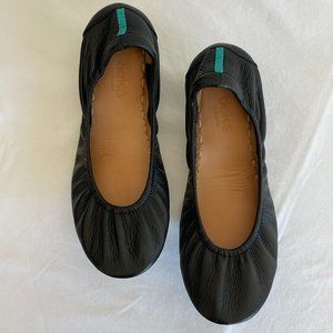 Tieks by Gavrieli, Matte Black Leather Ballet Flats, W's size 7